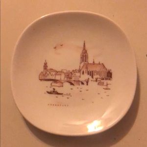 Two Edelstein Bavaria China saucers